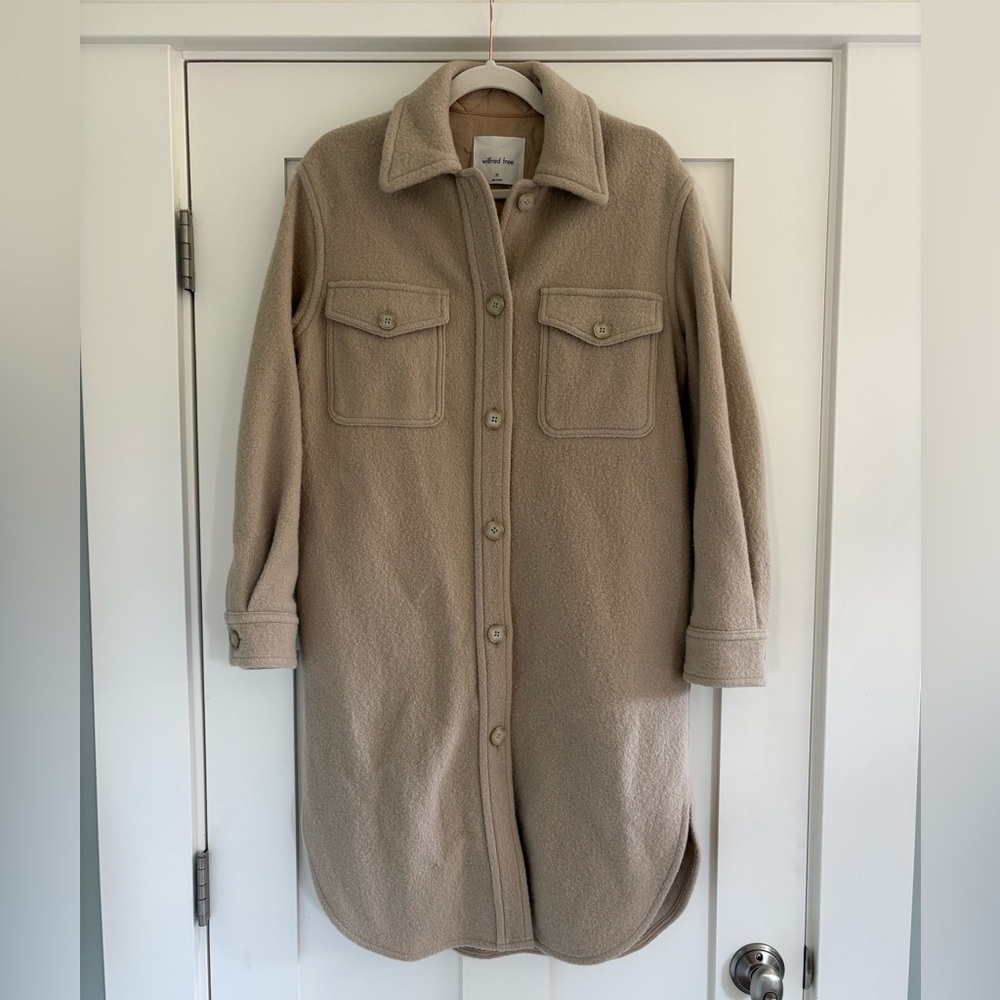 Aritzia Wilfred The Ganna Long Jacket Size XS - Picture 3 of 7